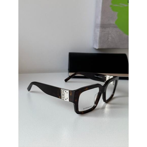 NEW Givenchy GV50049I Brown Havana Square Eyeglasses Frames - Picture 6 of 8